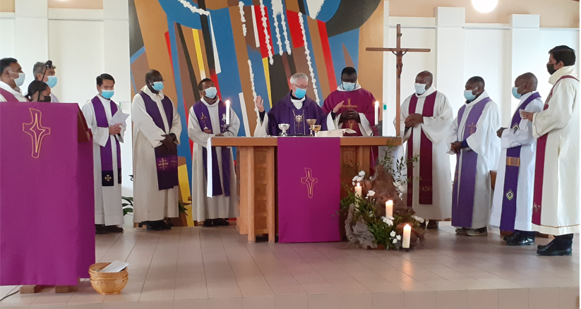 Célébration missionnaires étrangers présents en Anjou 12 décembre 2021 Angers